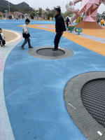 Equipo Comercial para Parques de Trampolines, Trampolines Grandes de Plástico para Deportes y Ejercicio