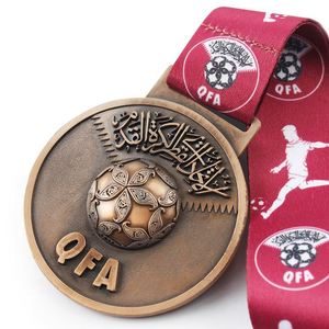Custom Zinc Alloy Award Marathon Running Football Judo Soccer Taekwondo Gymnast Blank Gold Metal Sport Medal - Product Image 2