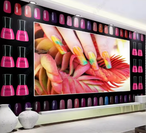 Nail Art <span class=keywords><strong>Salon</strong></span> 3d <span class=keywords><strong>Papier</strong></span> <span class=keywords><strong>Peint</strong></span> Mural <span class=keywords><strong>Papier</strong></span> <span class=keywords><strong>Peint</strong></span> Adhésif Manucure Studio Décoration Murale - Product Image 2