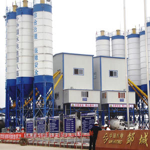 10 Years Mobile Dry Concrete Batching Mixing Plant with PLD Batching Machine Twin Shaft Mixer & <b>Engine</b> for <b>Truck</b> Mixer - Product Image 1