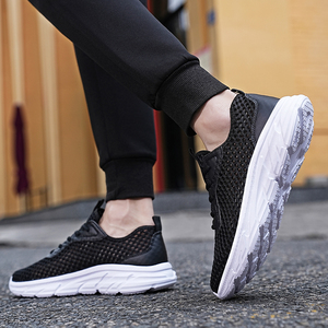 Zapatos Deportivos de Moda para Hombre, Talla Grande, Ligeros, Transpirables, con Diseño de Cordones, Forro de Malla, para Caminar - Product Image 5