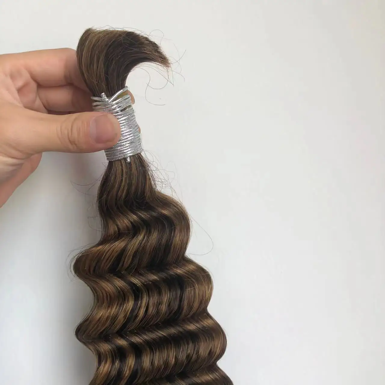 Amara venda quente cabelo a granel cabelo russo trança em massa weftless cabelo humano granel clip em fornecedor por atacado entrega rápida