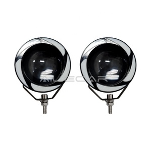 Faro LED da 2,5 Pollici con Occhi Demoniaci per Moto, 10 Modalità di Colore, Controllo WiFi, 5V 12V, Occhi a Turbina, Angel Devil Live per Veicoli 5V 12V - Product Image 1