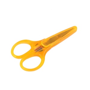 Mini Stainless Steel Beard <strong>Mustache</strong> Hair Eyebrow Nose Trimmer <strong>Scissor</strong> with Cover for Personal Care - Product Image 5