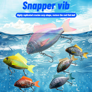 Snapper Vib 3D Simulation Lure Bait 11g 24g 30g <b>Floating</b> Hard Bait Crucian Carp Midwater <b>Fishing</b> Lure - Product Image 1