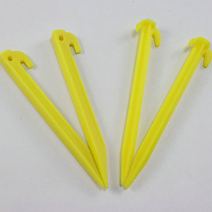 Estacas Triangulares de Plástico para Carpa Hengda Lu, Resistentes al Viento, Reforzadas, Accesorios para Camping al Aire Libre, para Todas las Estaciones - Product Image 1