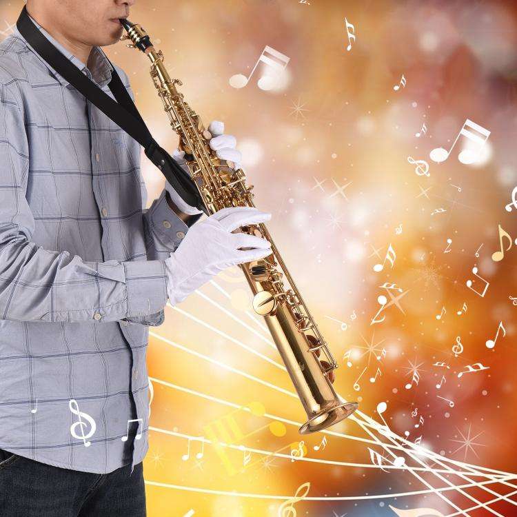 Btuty ソプラノサックス ストレートサックス ブラス Bb B♭ 木管楽器