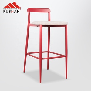 Chất lượng cao nhà hàng quán cà phê đồ nội thất Loft <span class=keywords><strong>Bar</strong></span> Phân ghế cao hộ gia đình hiện đại <span class=keywords><strong>Bar</strong></span> ghế với khung kim loại cho nhà hàng sử dụng - Product Image 4