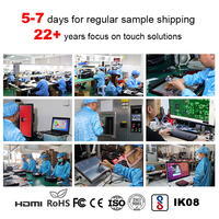 Medical Equipment New 15 Inch Touchscreen Industrial Monitor IP65 Capacitive Touch Panel Front Waterproof