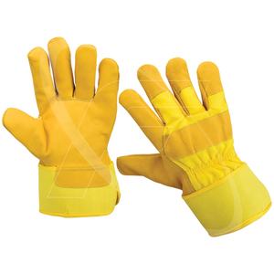 Guantes de cuero de vaca de grano superior aprobados por ANSI de Pakistán y guantes de mano Canadian Rigger para uso en el trabajo guantes de trabajo - Product Image 1