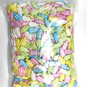 กลิตเตอร์เพรียวบางสีแดงสีขาวสีชมพูสีฟ้าหมีใหญ่บรรจุฮาลาลอมยิ้มไดโนเสาร์รุ้งลูกปัดเบเกอรี่เค้กกินไม่ได้โรย - Product Image 2