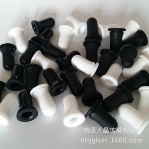 Punta de silicona Tianjing con 18 dientes, negra, blanca, mate, brillante, de caucho de nitrilo para envasado de cosméticos - Product Image 2