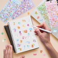 3D Puffy Stickerbuch-Aktivitätsset für Kinder, DIY-Szenenkollektion, pädagogisches Schaumstoff-Sticker-Set