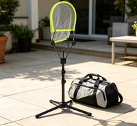 Entraîneur de Pickleball Portable pour Topspin, Hauteur Réglable, Aide à la Pratique du Spin pour l'Entraînement Individuel au Pickleball, Équipement d'Exercice