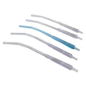 ท่อดูดแบบใช้แล้วทิ้งชนิดข้ามพรมแดน Mk09 220 หัวแบนพร้อมช่องระบายอากาศ อุปกรณ์ดูดสุญญากาศแบบแมนนวลปลอดเชื้อ ท่อเชื่อมต่อ - Product Image 5