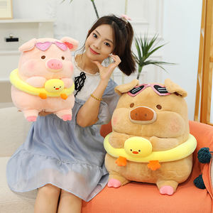 Creatieve Nieuwe Lulu Varken Dragen Zwemringen Knuffels Zacht Zwemmend Varken Knuffeldier Speelgoed Hoge Kwaliteit <span class=keywords><strong>Puppy</strong></span> Pluche Speelgoed - Product Image 3