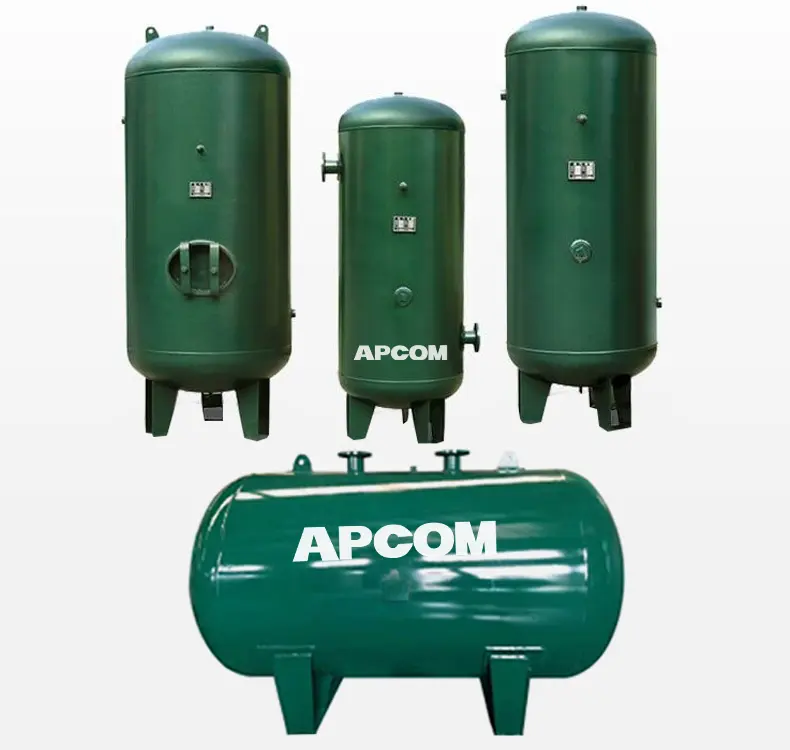 APCOM 20bar 30 bar de fibra de carbono airtank de 40bar de acero inoxidable tanque de presión de aire para botella de PET botella de soplado