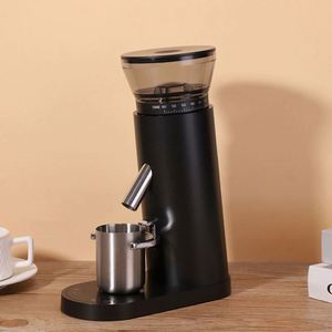 Nouvelle machine à café électrique à meules coniques pour usage domestique et commercial, batterie rechargeable, garantie 1 an, capacité 135, écran LED - Product Image 1