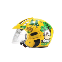 Casque demi-face pour enfants, quatre saisons, personnalisé, respirant, respectueux de la peau, taille unique pour garçons et filles, pour la conduite