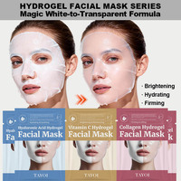 Masque facial en hydrogel pour soins de la peau, très demandé, hydratant de nuit, au collagène et aux acides aminés, éclaircissant