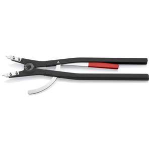 KNIPEX-Pince à circlips 46 10 A6 pour circlips externes sur arbres revêtus de poudre noire, avec dispositif de verrouillage, peut être libéré - Product Image 1