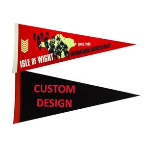 Banderas Triangulares Decorativas de Fieltro de Lana para Promoción, Banderas de Fieltro al por Mayor - Product Image 1