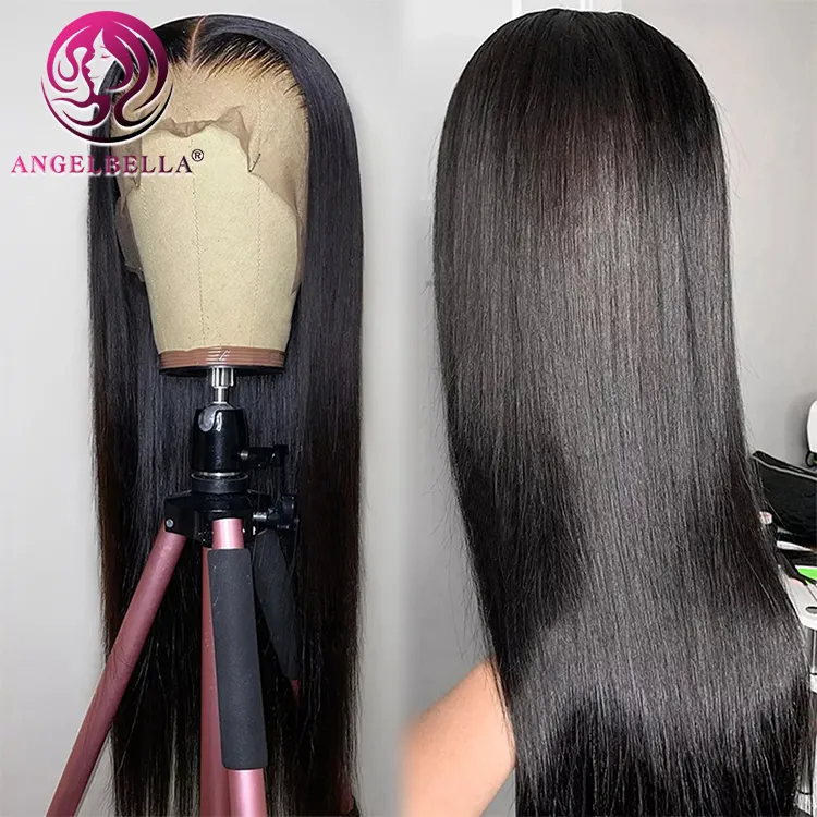 Cheap Human Hair Bundles Raw Indian Hair Extensions Cuticle Aligned Hair Wig Lace Front Wig HD Lace Frontal Wigs For Black Women