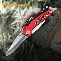 Pince multifonction pliable en acier inoxydable, couteau de poche, équipement de survie pour le camping en plein air, cadeau OEM