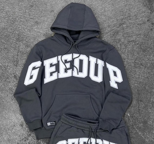 Sudadera con Capucha de Alta Calidad, Conjunto Deportivo 1.1, Estilo Hip Hop Holgado y Neutral - Product Image 1