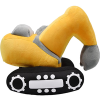 Pelleteuse personnalisée CPSIA ASTM Jouets pour tout-petits Poupée en peluche en coton pour bébé Pelleteuse personnalisée et mignonne