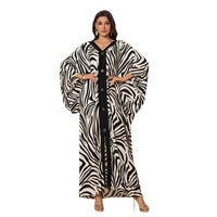 Robe de plage maxi ample en coton pour femme avec boutons décoratifs - Robe longue grande taille pour les vacances, idéale comme cache-maillot de bain