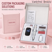 Outil magnétique pour ongles Vantrend sous marque privée, machine à ongles professionnelle portable avec clip ceinture, kit de lime électrique pour salon, manucure OEM ODM