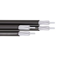 Conductores de Aluminio NFA2X con Aislamiento XLPE de Bajo Voltaje 0.6/1kV 3kV, Voltaje de Prueba 90C, Temperatura Máxima 90C, para Estaciones de Energía Aéreas
