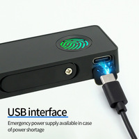 BAILEJI Smart Keyless Fingerprint Cabinet Locker Cam Lock para Hotel Office and Mailbox Furniture