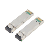 Módulo de Fibra Óptica Monomodo POE Melontel MT-SF2035 SFP 1.25Gb/s con Conector LC de Aleación de Aluminio 4G/WiFi/3G/GSM/GPRS CE RoHS 1310/1550nm