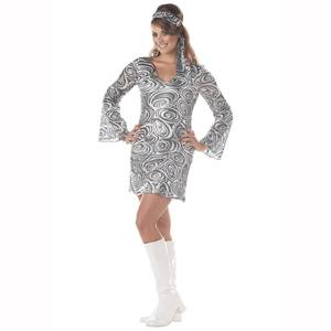 Disfraz Retro de los Años 60 y 70 para Mujer, Estilo Disco, Hippie, Groovy, para Actuaciones, Carnaval, Ropa de Chica Hippie - Product Image 5