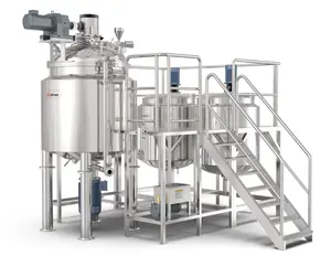 Chemical Liquid Mixing Machine Facility Handwash Mixing Machine Vacuum Emulsifying Homogenizer Machine