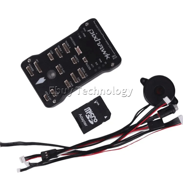 Pixhawk PX4 Autopilot PIX 2.4.8 Flight Controller 32 Bit ARM PX4FMU PX4IO Combo With Safety Switch Buzzer for Multicopter UAV