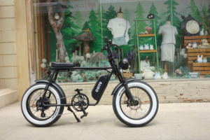 Fat Tire <strong>Electric</strong> Bicycle Cruiser <strong>Scrambler</strong> <strong>Electric</strong> Bike 1000w Carbon Fiber 750W Snow Beach Lithium Battery 48V Fashionable - Product Image 3