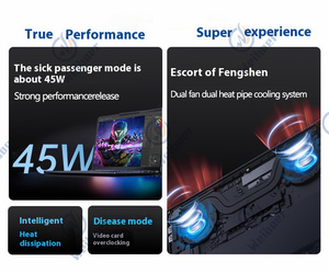 8GB DDR4 RAM Core i9 chơi game máy tính xách tay với 1TB HDD 500GB SSD Dual 15.6 "Màn hình giá rẻ cá nhân sử dụng nhà Intel I9 Bộ vi xử lý chúng tôi cắm - Product Image 2