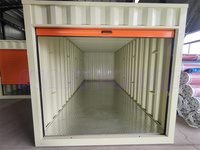 Portes à enroulement à une seule extrémité de 8', 10', 12', 16', 20', emballage plat, démontable, unités de stockage en conteneurs à démontage facile