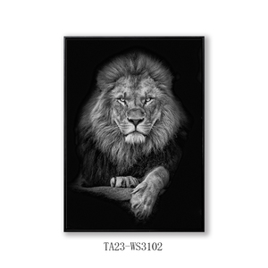 Impression sur <span class=keywords><strong>toile</strong></span> personnalisée d'un <span class=keywords><strong>lion</strong></span>, peinture sur <span class=keywords><strong>toile</strong></span> moderne, art mural pour salon - Product Image 3