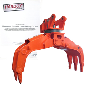 HONGWING Usine En Gros Haute Qualité <span class=keywords><strong>Mini</strong></span> <span class=keywords><strong>Pelle</strong></span> Hydraulique Rotatif <span class=keywords><strong>Grappin</strong></span> pour Excavatrice - Product Image 1