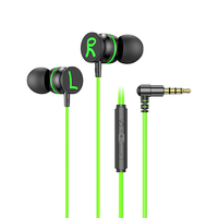 Earbud Gaming Berkabel In-Ear Tipe-C Isolasi Kebisingan Kabel 1.2m Desain Siku Suara Surround Stereo Audio Posisi Mikrofon