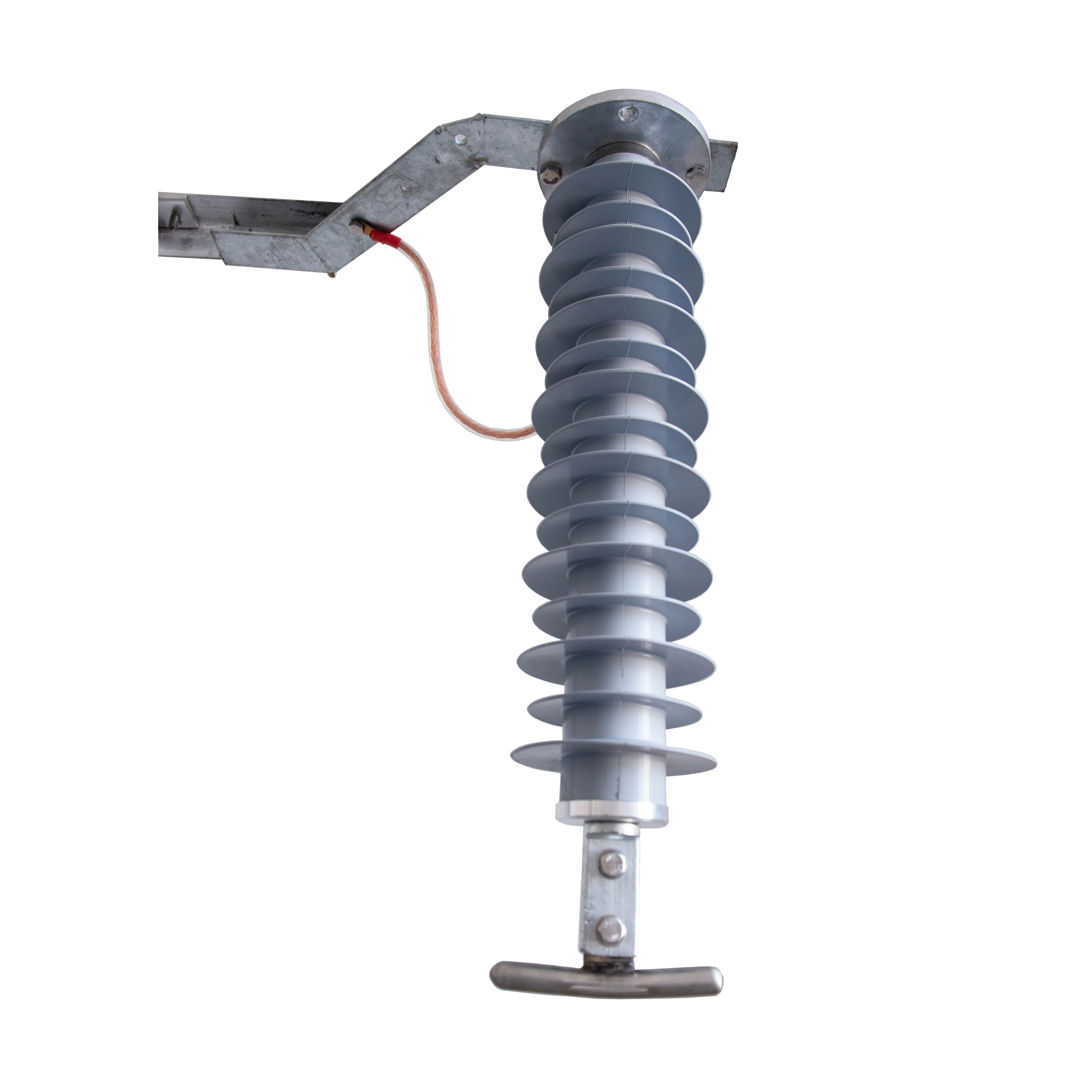 IEC ANSI External Gap Rated Voltage from 192 to 204kV Polymer Suspension Lightning Arrester