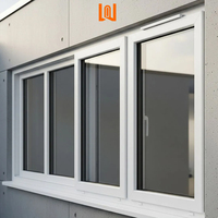 Ventanas Corredizas con Mosquitera Insonorizante Certificada, Marcos de Plástico Blanco, Ventanas de PVC, Ventanas de Doble Acristalamiento