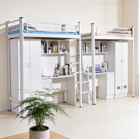 Lit superposé en métal pour adultes et étudiants, nouveau design, pour l'école, la maison, l'hôtel, la maison d'hôtes