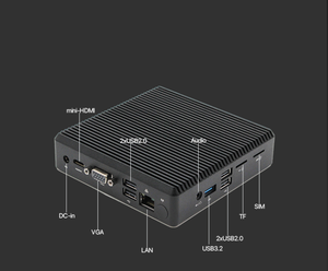 Harga Pabrik Mini PC Performa Tinggi Windows/Linux VGA Single Channel DDR3L Intel Bay Trail J1800 Mini PC Gaming