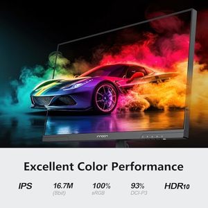 24.5inch <span class=keywords><strong>1440p</strong></span> QHD 2K 240Hz 1ms IPS chơi game màn hình cho 2.1 Displayport <span class=keywords><strong>FreeSync</strong></span> 99% sRGB 350cd ma độ sáng chăm sóc mắt - Product Image 2