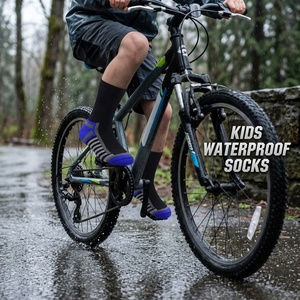 Chaussettes de randonnée imperméables à 3 couches respirantes et à séchage rapide pour enfants, pour les sports de plein air, la plage, les jeux aquatiques et le camping - Product Image 2